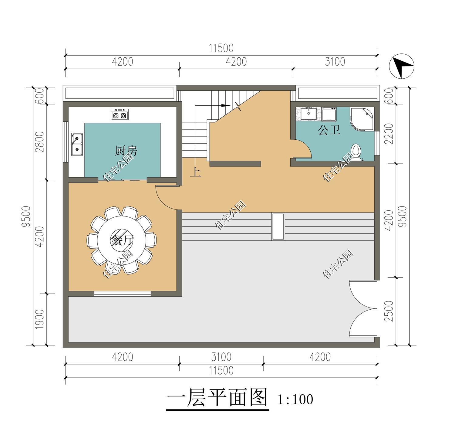 60平方别墅设计图及效果图,100平米小户型设计实景照