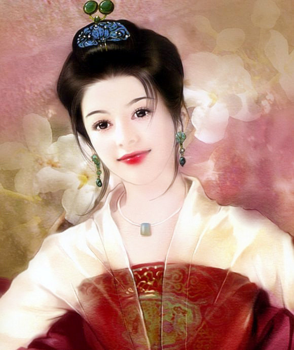 红颜如玉---德珍彩绘经典美女画