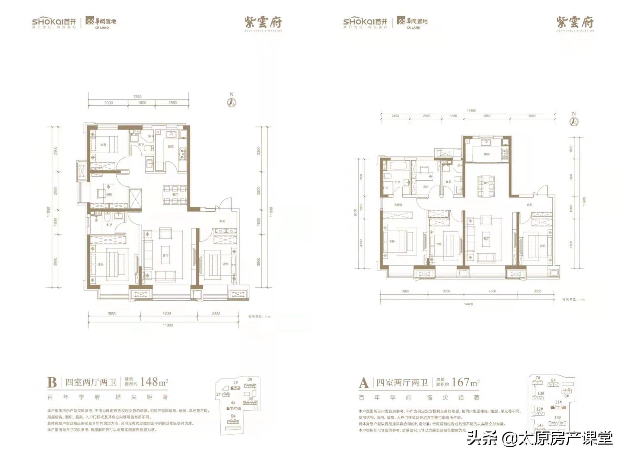 太原市心二虎，融创中心和紫雲府，你怎么选？