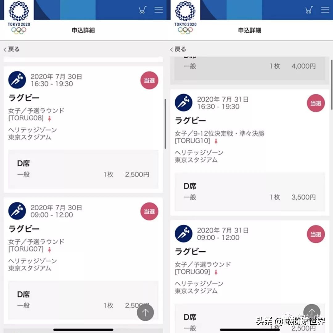 （转载）向着东京奥运会——已知中国首位奥运橄榄球门票购得者