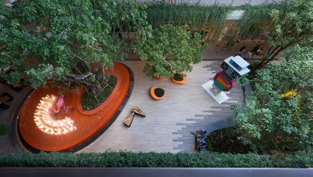 六七十年代商业街景观设计,复古商业街景观设计