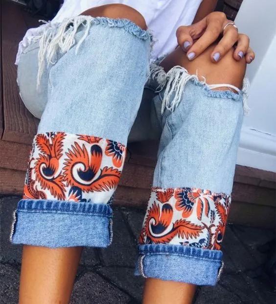 牛仔裤不好看怎么用皮筋改,牛仔裤不穿怎么改造包包