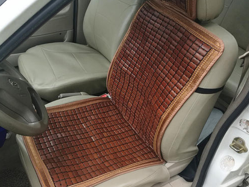 夏天什么坐垫开车透气好不闷热,夏季竹片汽车坐垫透气凉爽不闷热