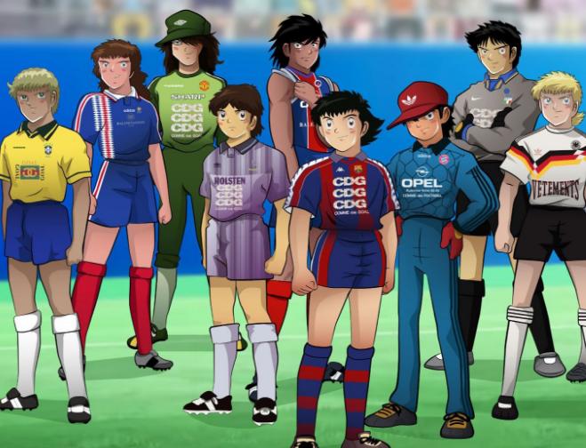 足球小将漫画原型,足球小将人物画法