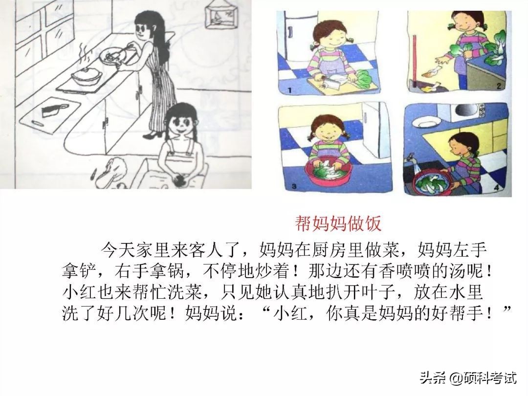 一二年级语文看图写话专项练习:20个详细教程+练习范文,可*载下**