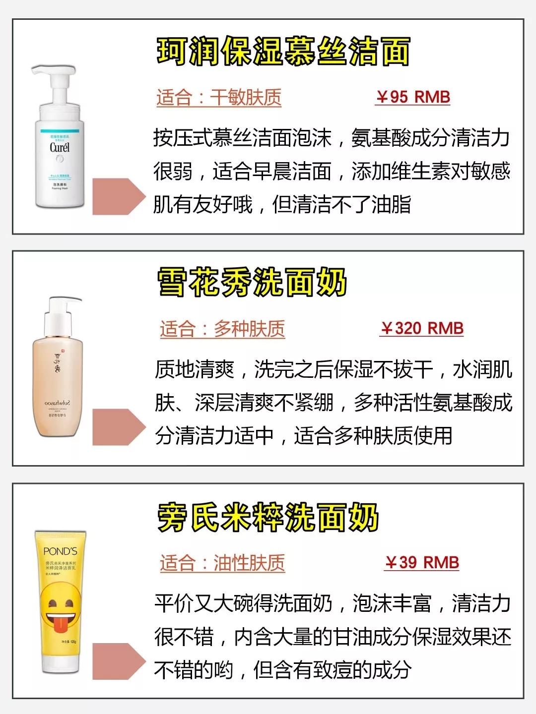 好用的平价的洗面奶有哪些,平价洗面奶哪些比较好用