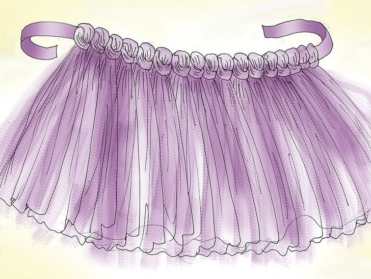 制作芭蕾舞裙视频教学,用废旧物品做芭蕾舞裙过程