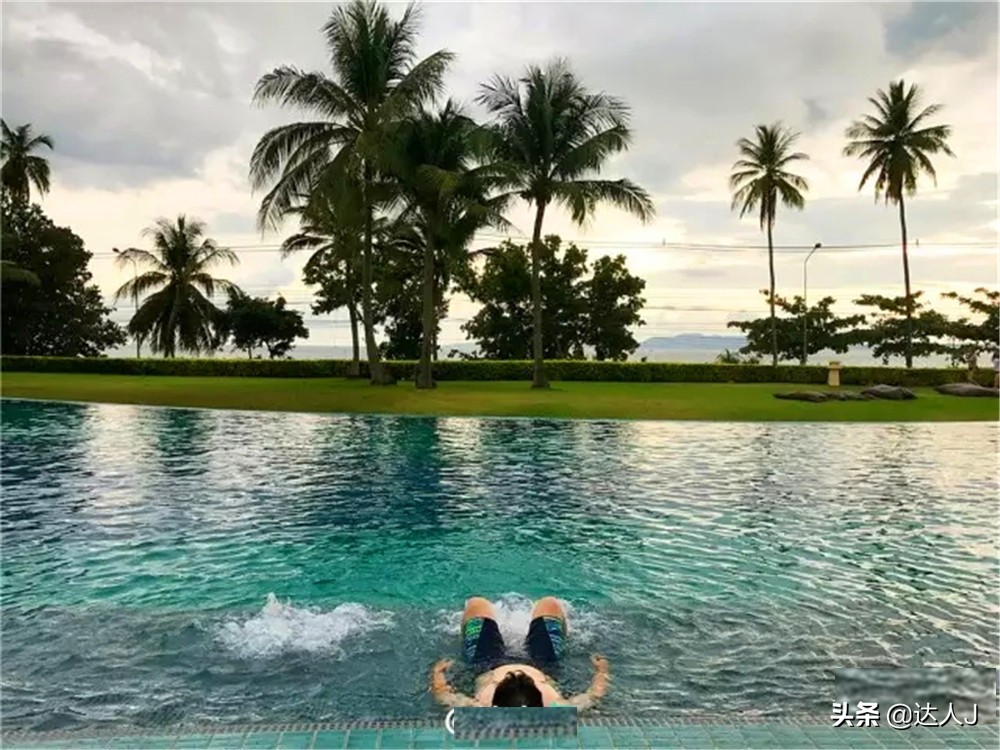 泰国甲米无边泳池,泰国甲米岛泳池