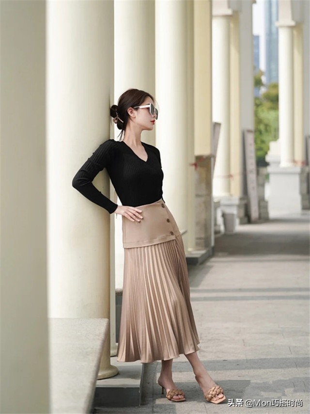 微胖女孩该如何穿？夏日必备一条“A字长裙”，遮肉显高它都擅长