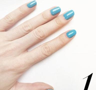 法式美甲最简单教程,没有法式贴怎么做法式边美甲