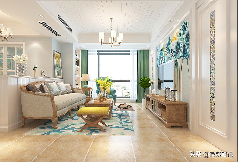 100平精致三居室,设计巧妙的100平一居室