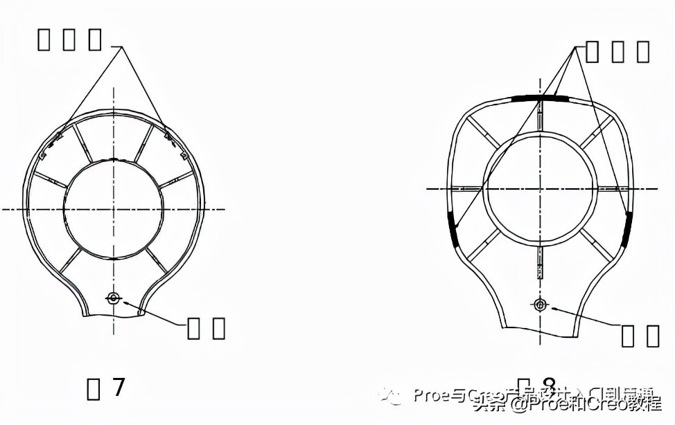 creo吹风机通风孔怎么画,吹风筒creo设计