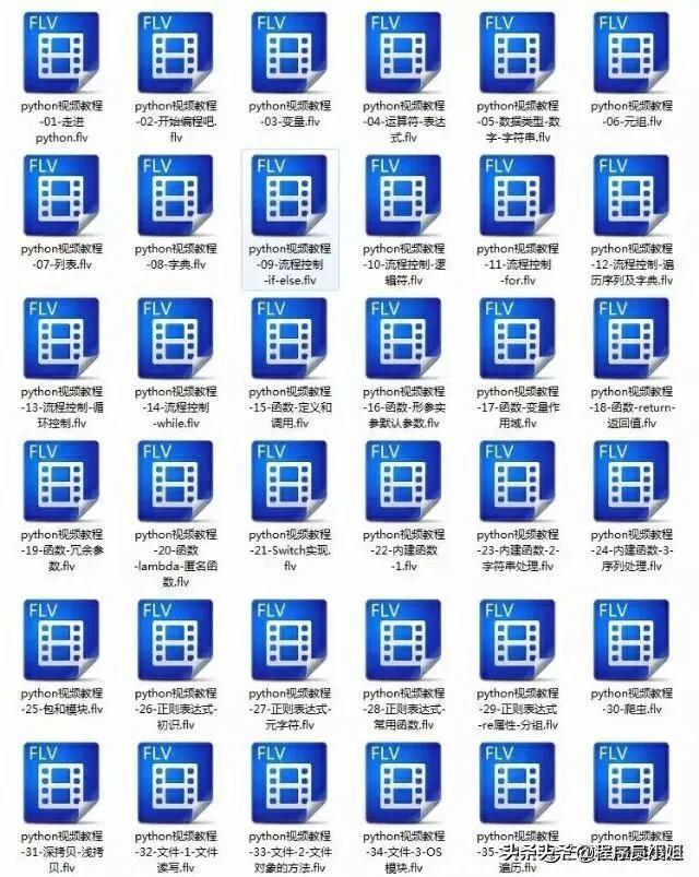 python干货视频,python教程入门系列免费课程