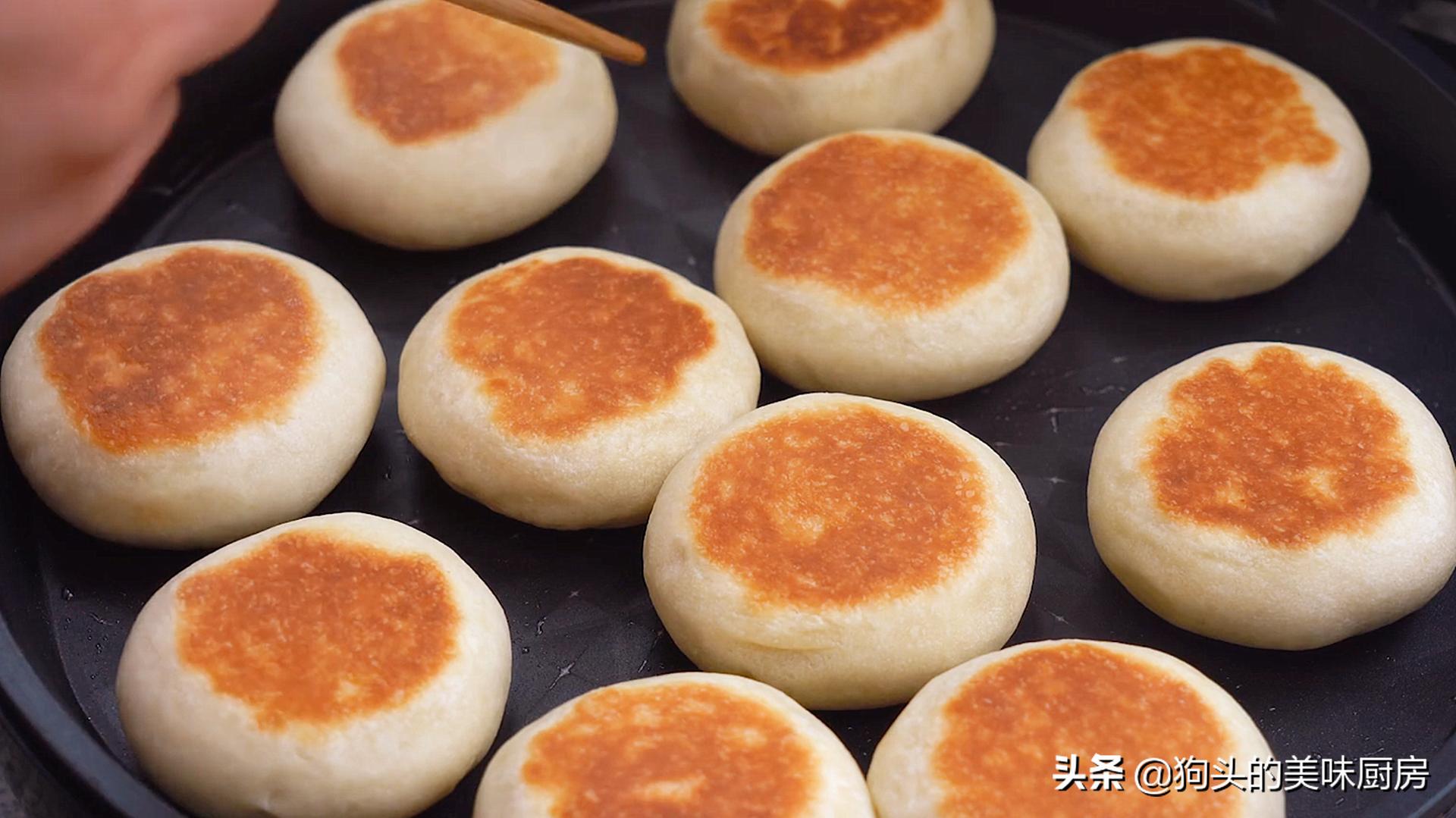 不用烤箱酥皮绿豆饼简易版,又酥又不油的绿豆饼