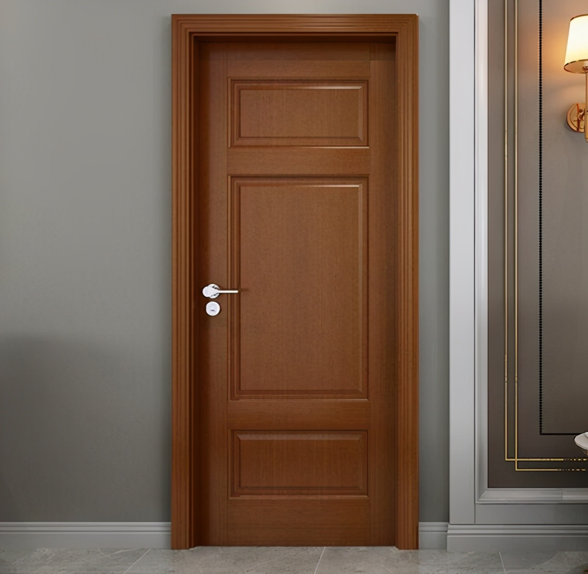 实木门推荐欧派木门,欧派木门免漆色卡