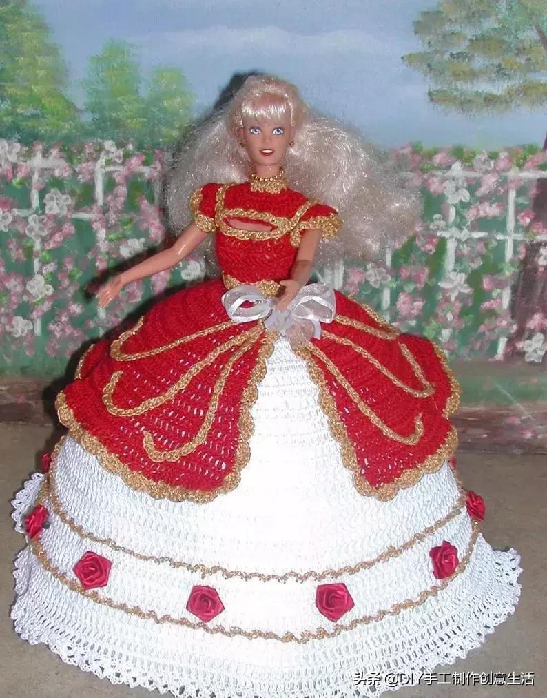 娃娃的衣服怎么钩简单,钩最简单的娃娃衣服教程