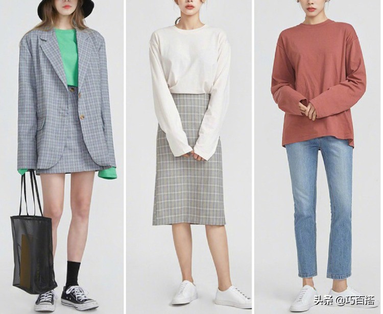 日常穿搭该怎么配色,18套清爽的休闲风穿搭