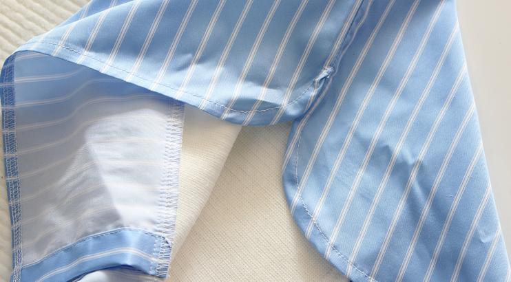 刘涛同款条纹衬衫V领毛衣假两件！彰显女人精炼贵气的独特魅力