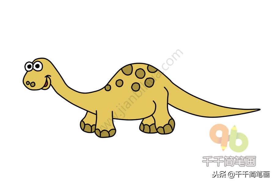 简笔画飞天恐龙带翅膀的恐龙,恐龙简笔画幼儿教学