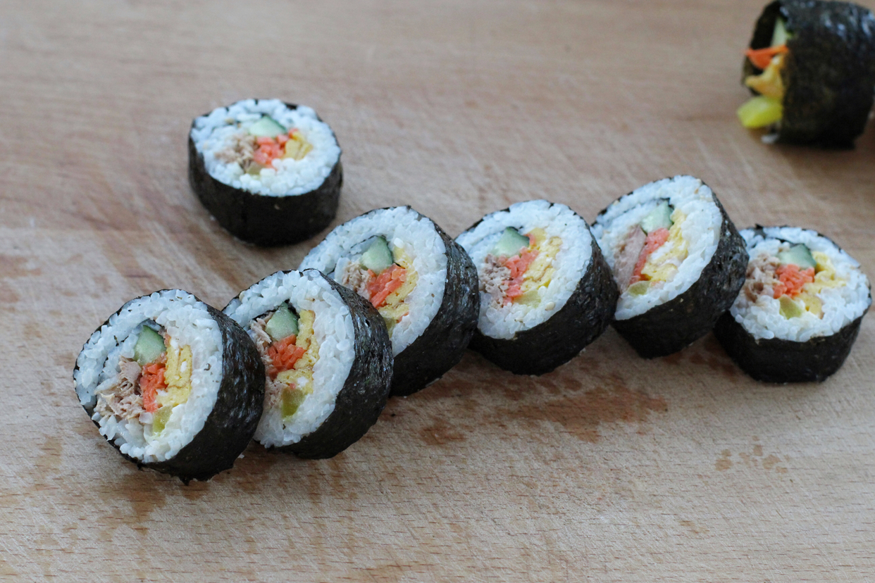 想吃寿司一定要去日本吗,懒人寿司不用竹帘