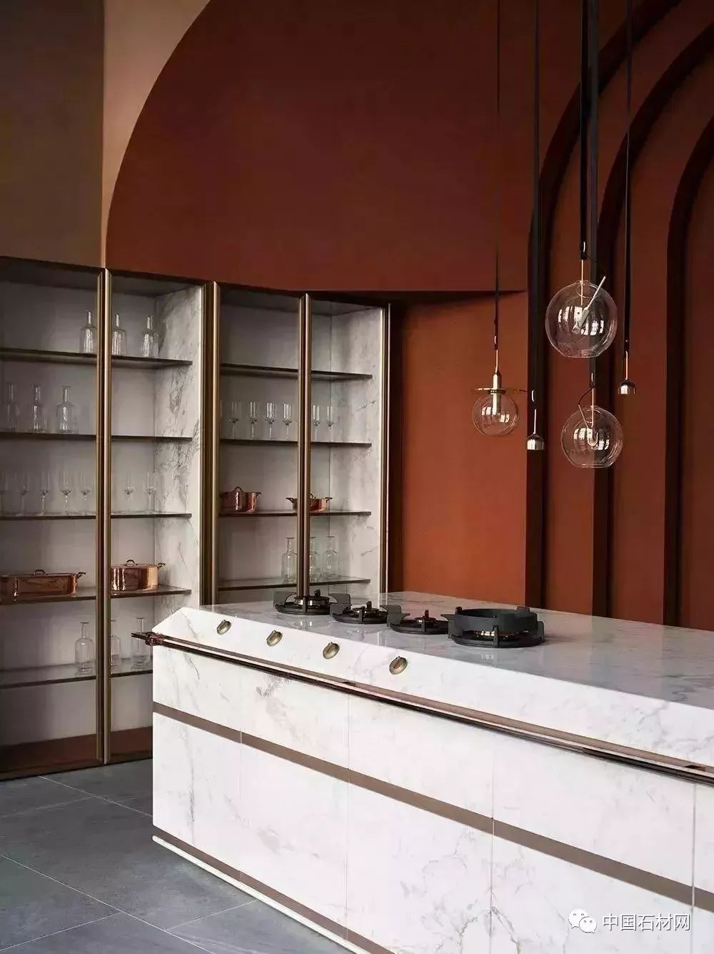 厨房多色台面,最流行的厨房大理石台面