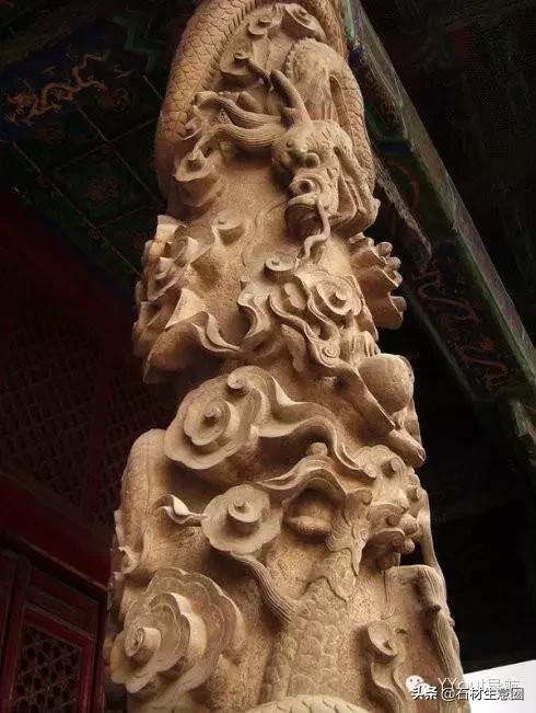 大型大理石石雕龙柱,石雕龙柱作品大全