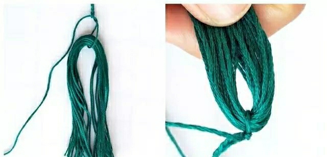 毛线书签不用钩,钩书签图解毛线书签