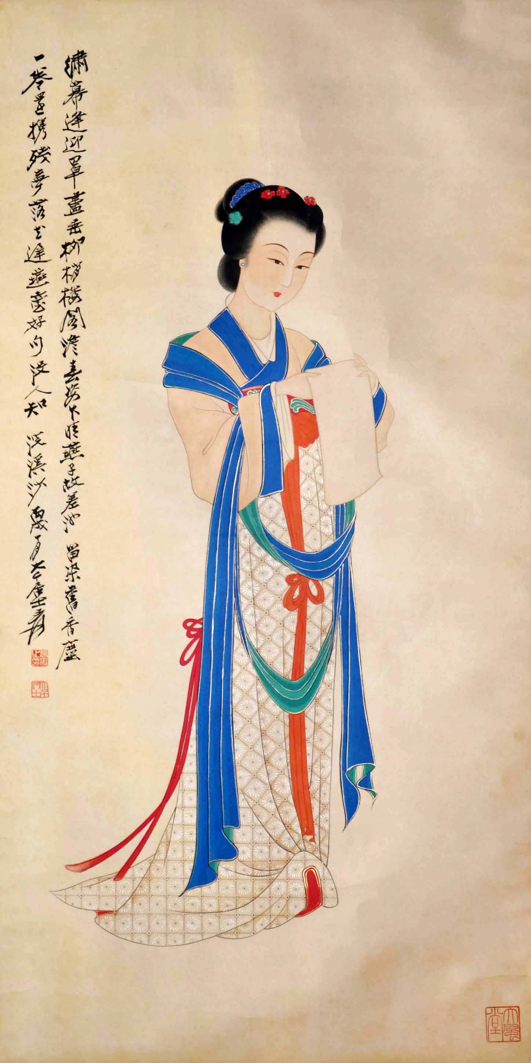 书画作品怎样落款盖印章,书画印章的钤印方法