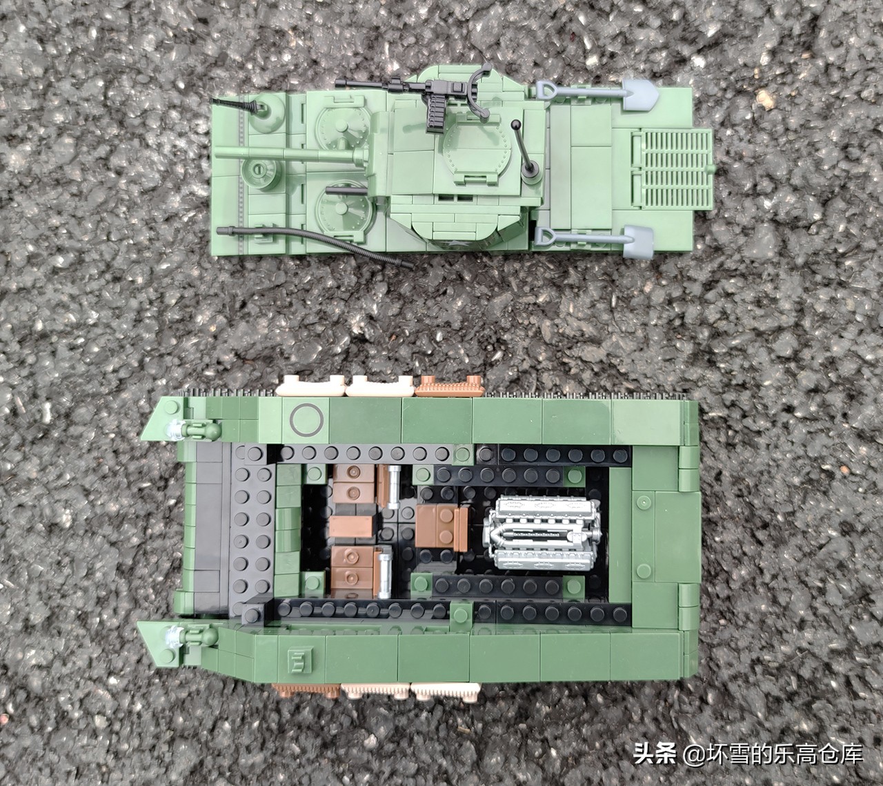 m2谢尔曼坦克,全冠积木谢尔曼坦克测评