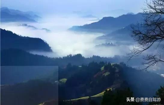 皖浙1号线最美段,皖浙1号风景道全景图