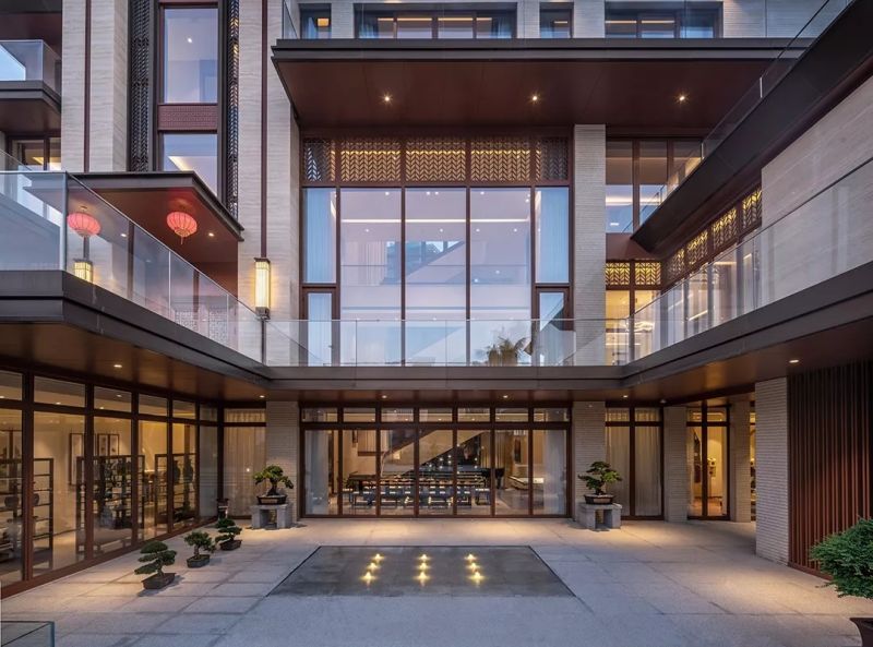 泉州别墅景观平面设计,泉州钢架别墅设计