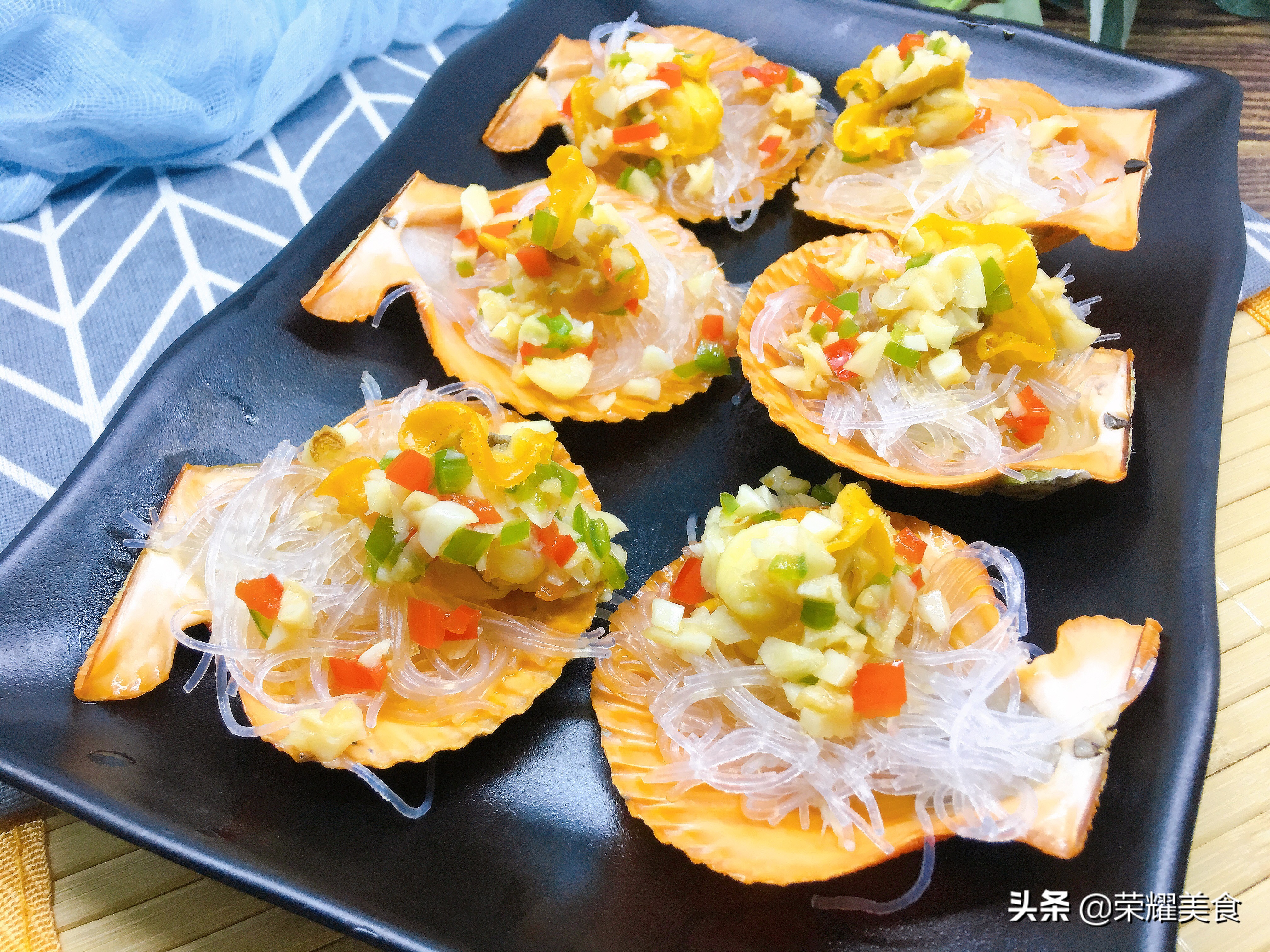 为什么蒸扇贝蒜发黑,蒸扇贝没壳怎么蒸