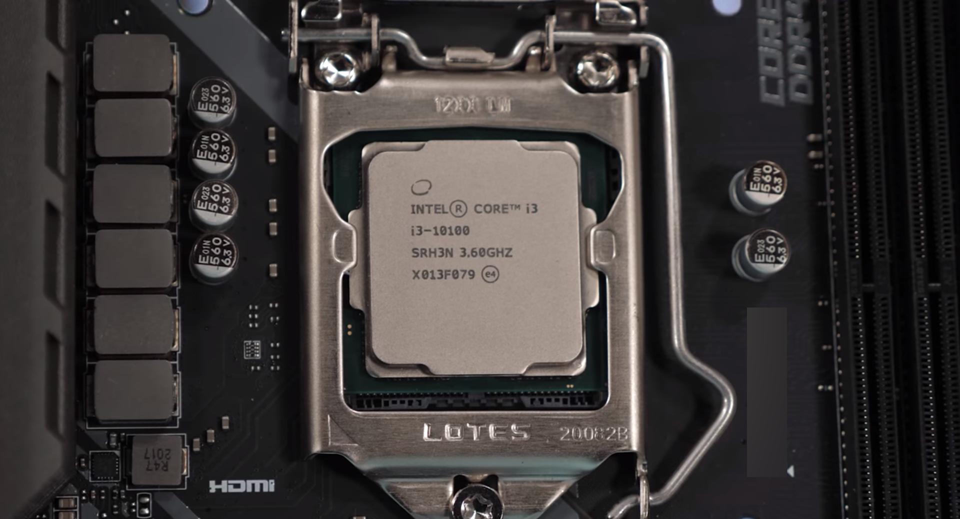 英特尔i3-10100实测性能增长36.4%，但无奈AMD还有大招反击