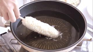 在家做韩国芝士热狗,关于热狗好吃的小零食