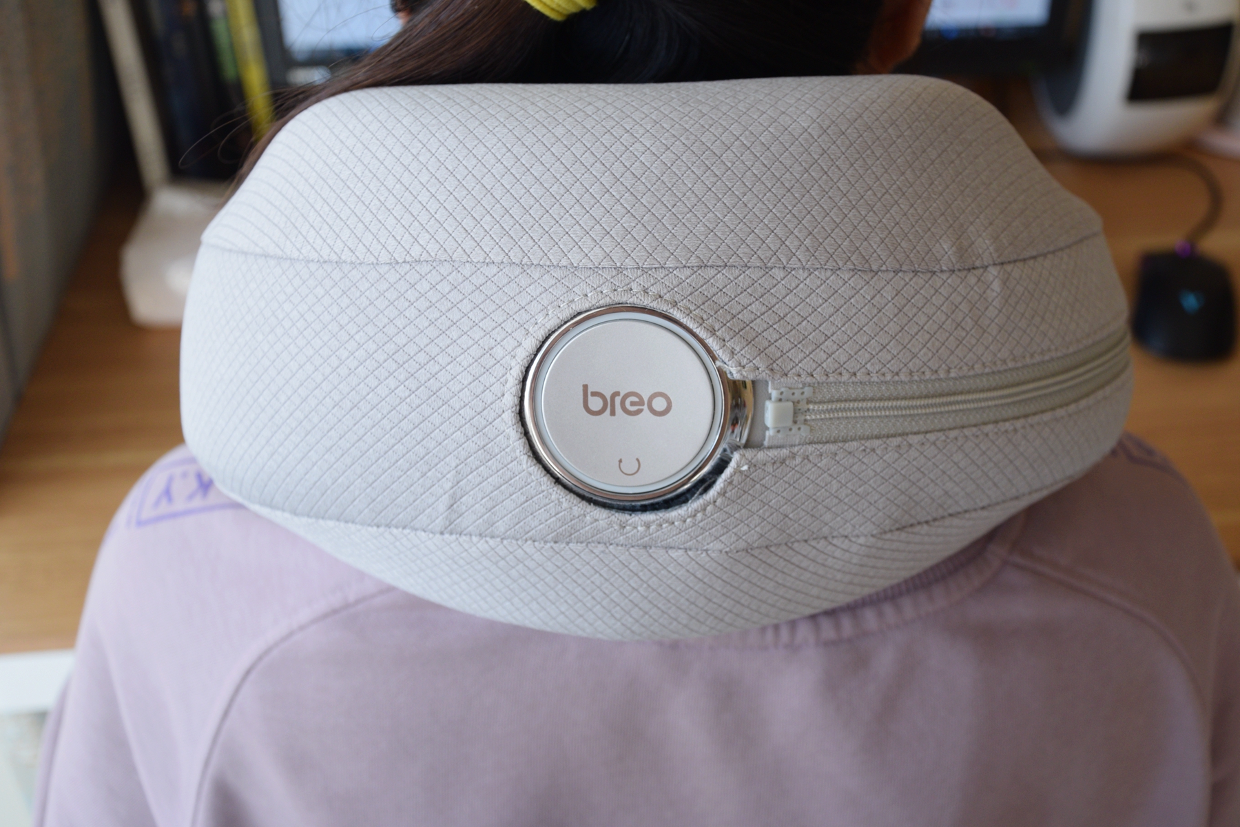 多功能六轮颈椎按摩器测评,倍轻松ineckair颈椎按摩器