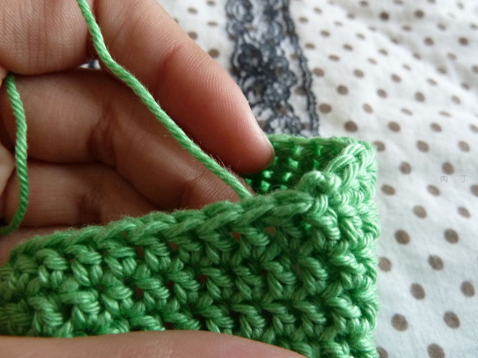 钩织护指套教程,半指分指手套钩织教程