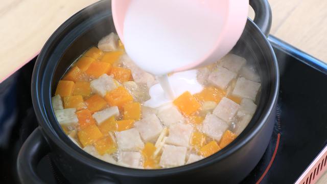 正宗椰汁汤的做法,仙芋椰汁汤底