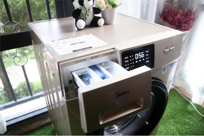 美的全自动洗衣机变频一级能效,清洁力强的洗衣机