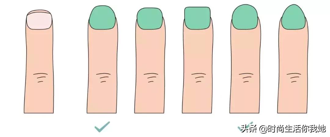 美甲怎么选择适合自己的指甲形状,看一下美甲款式