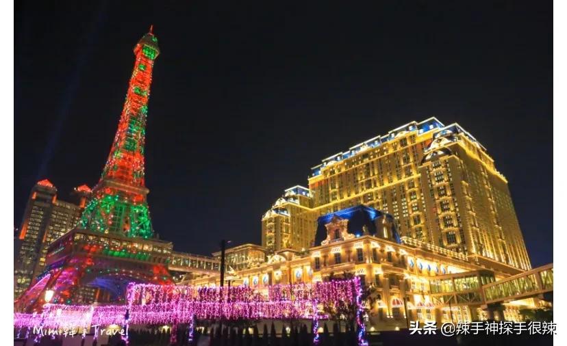 澳门巴黎人酒店和四季酒店,澳门巴黎人酒店夜景