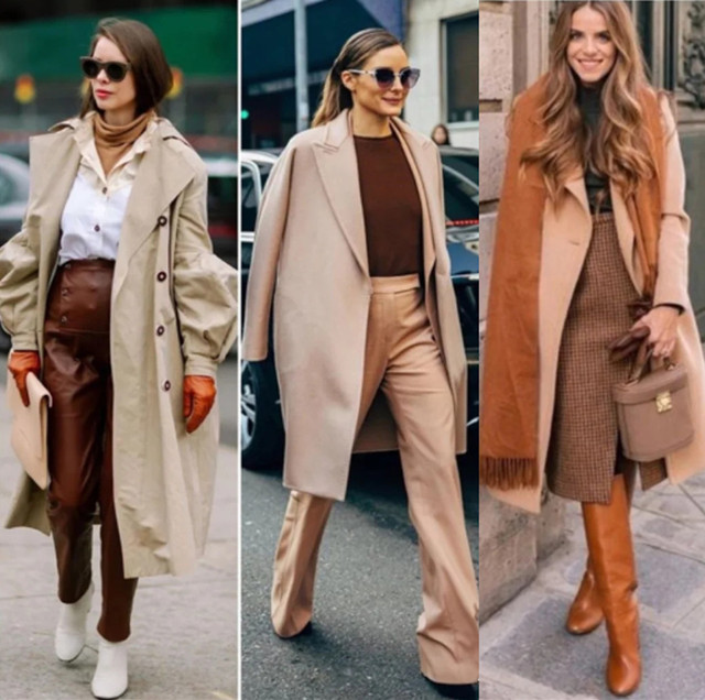 佛罗伦萨驼色搭配,浅驼色皮毛一体小香风怎么搭配