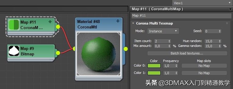 3dmax教程,Corona的MultiMap随机纹理贴图在实际中的应用