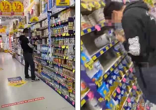 网络疯传中代购疯抢奶粉,在罐子上签名发视频引澳人震怒