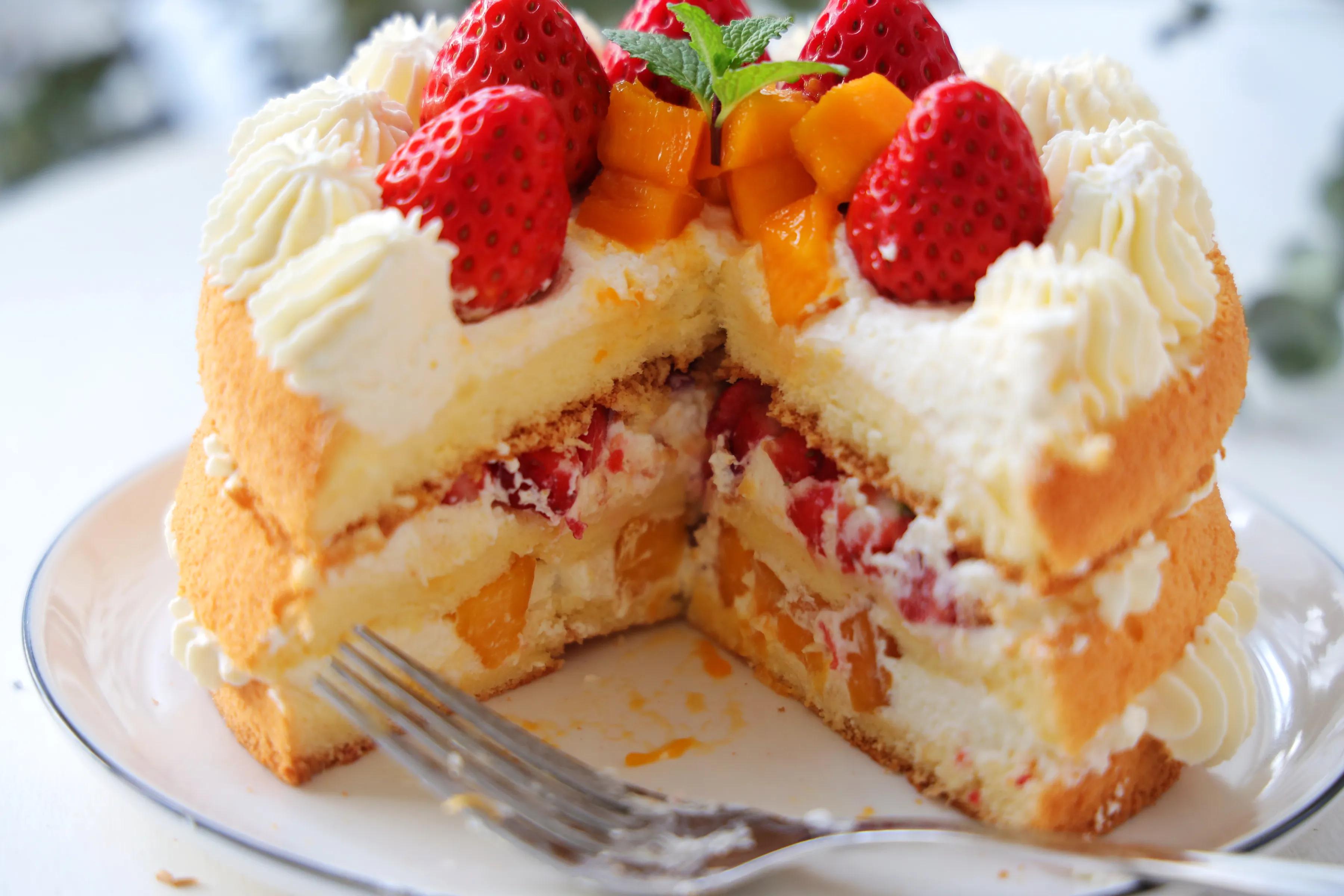 生日蛋糕最简单怎么做不用烤箱,生日蛋糕简单做法不用抹面