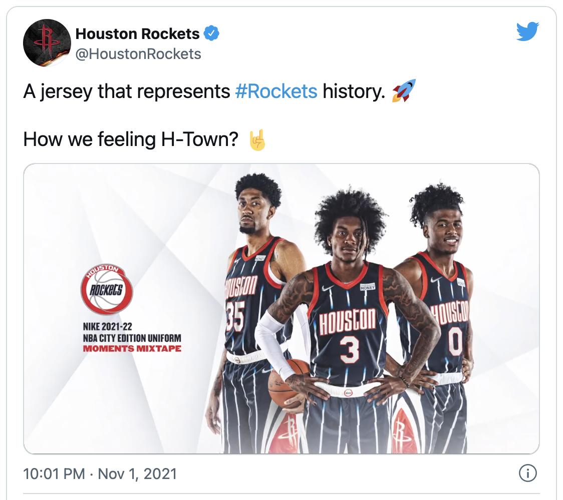 火箭城市版球衣,火箭球员穿姚明球衣