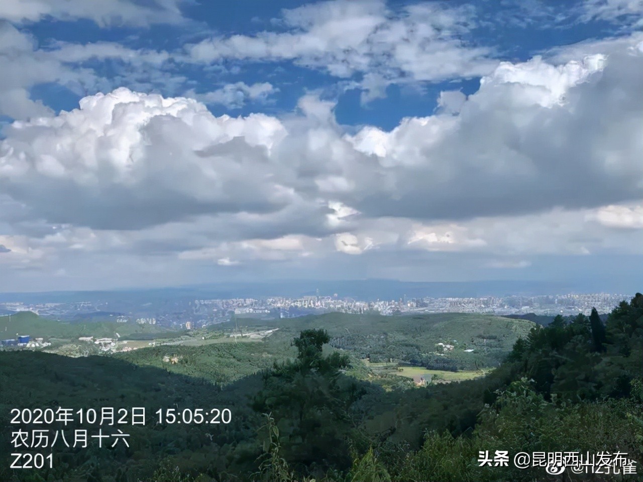 西山景区绝美日落,西山看夜景最美的地方