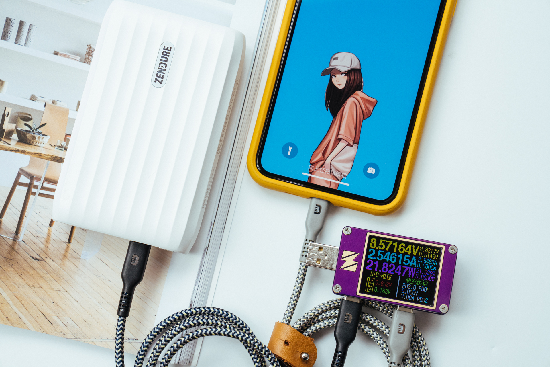 笔记本电脑充电充得很慢怎么办,zendure充电宝x5