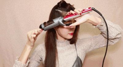 气垫烫普通理发店烫出的效果,火遍理发店