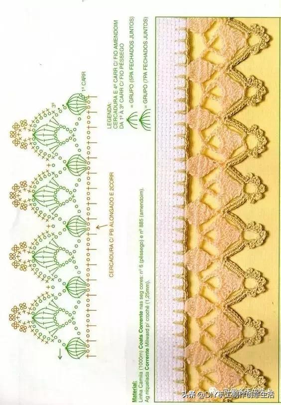 漂亮的钩针桌布衣,钩针钩织漂亮桌布衣图解