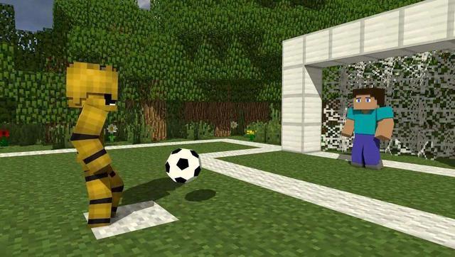 我的世界踢足球模式哪里有,足球世界最新玩法